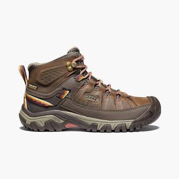 KEEN Női Targhee III Waterproof Mid Cut Túrabakancs Gesztenyebarna